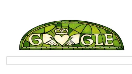Google разместил новый doodle в День святого Патрика