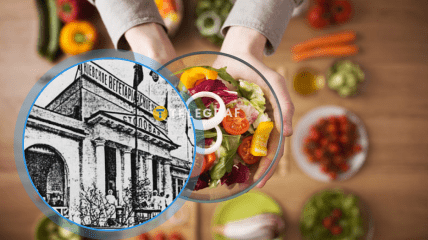 Столовая вегетарианского общества в Киеве