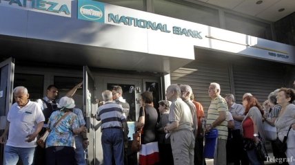 Греческие банки будут закрыты до конца недели