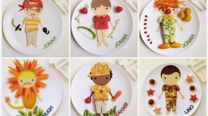 Хочу такое: креативные тарелки для переборчивых в еде детей