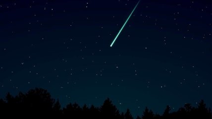 Падіння метеора видно здалеку
