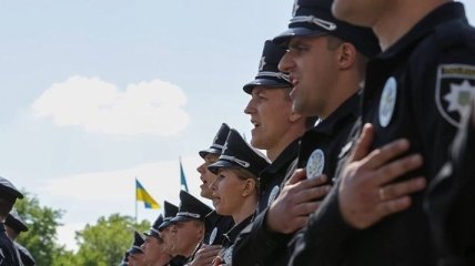 В Сумах приняли присягу патрульные полицейские