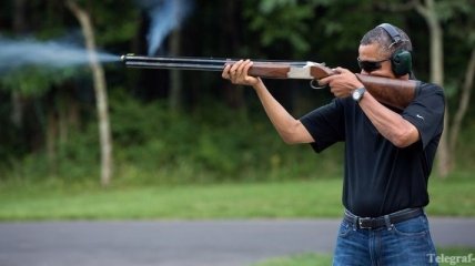 Белый дом опубликовал фото Обамы с ружьем