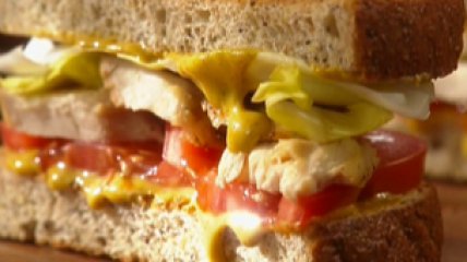 Домашние сендвичи с курицей