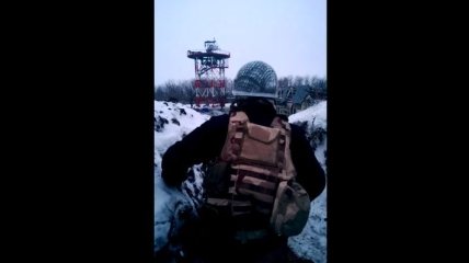 Появилось видео боя "киборгов" у метеостанции в Донецком аэропорту