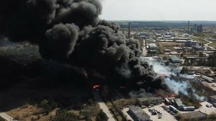 У Польщі горів полігон з хімвідходами