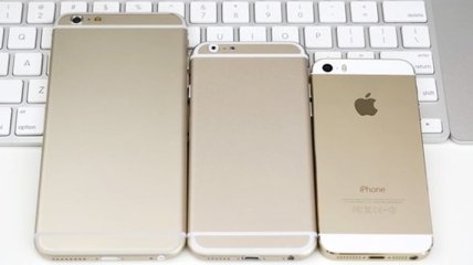 5,5-дюймовый iPhone 6 сравнили с iPhone 5s, LG G3 и OnePlus One