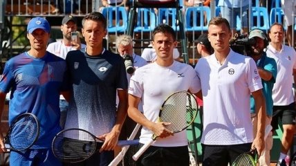 Стаховский и Марченко уступили венграм в матче Кубка Дэвиса