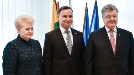 Порошенко, Грибаускайте и Дуда обсудили дополнительные санкции против РФ