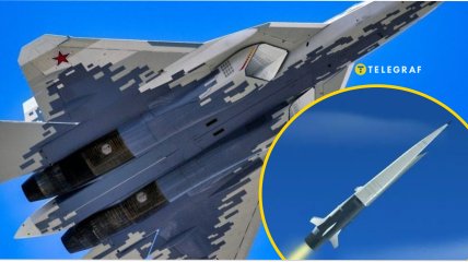 Ракета "Циркон" и истребитель Су-57