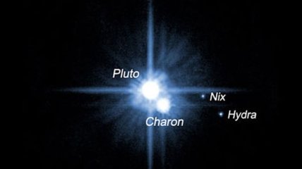 NASA запечатлило вращающихся Плутона и Харона