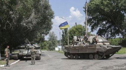 СНБО: Украинские военные не попадали в окружение боевиков
