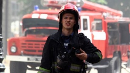 Во время пожара в центре Киева пострадала пенсионерка