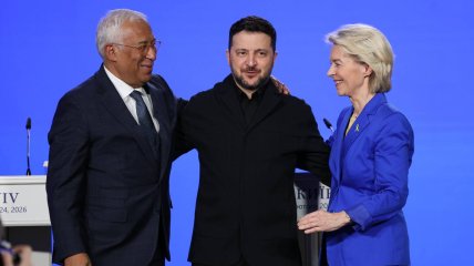 Антоніу Кошта, Володимир Зеленський та Урсула фон дер Ляєн