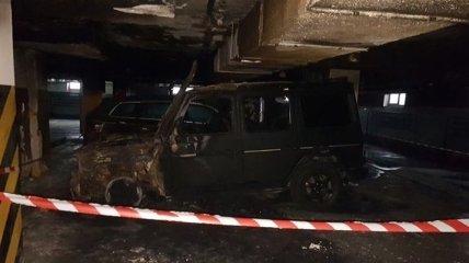 В Киеве сожгли автомобиль "общественного контролера" по делу Ноздровской