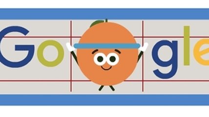 Doodle Fruit Games. День 9. Google представил прыгучий апельсин 