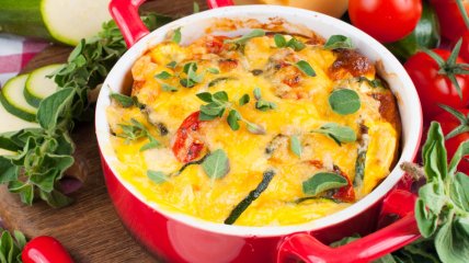 Овочева запіканка на сніданок