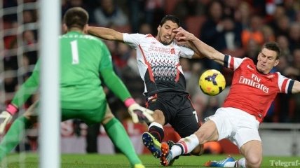 Классическое противостояние "Ливерпуль" - "Арсенал" (Видео)