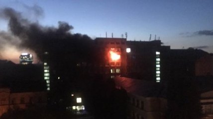 В Киеве произошел пожар в Институте пищевых технологий