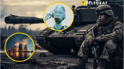 Военный возле бронетехники