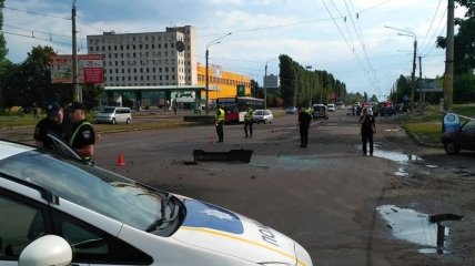Взрыв автомобиля в Черкассах полиция квалифицировала как умышленное убийство