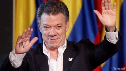 Президент Колумбии назвал полученную им Нобелевскую премию "подарком небес"