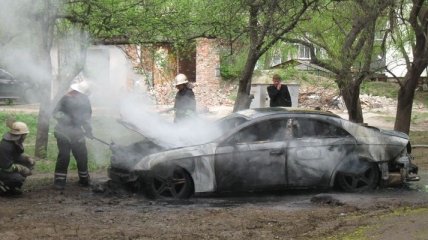 В 2014 году в Киеве сгорело более 110 автомобилей