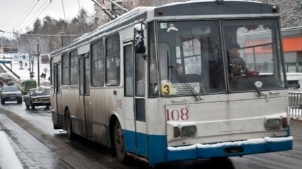 В новогоднюю ночь киевские троллейбусы изменят свои маршруты