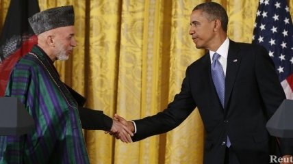 Барак Обама и Хамид Карзай обсудили ситуацию в Афганистане 
