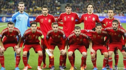 Стала известна предварительная заявка сборной Испании на Евро-2016