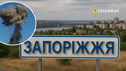 Пожар в Запорожье