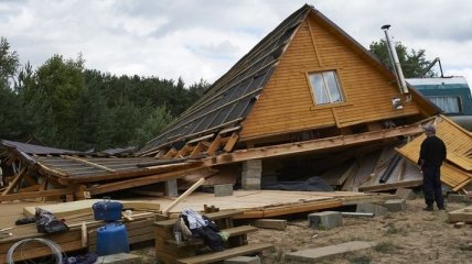 В Польше из-за урагана погиб человек