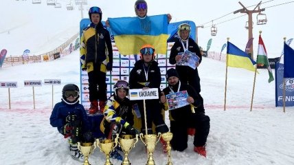 Украинские горнолыжники