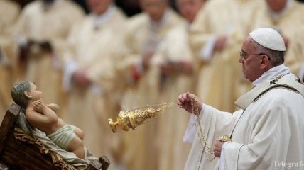Папа Римский в рождественском поздравлении упомянул Украину