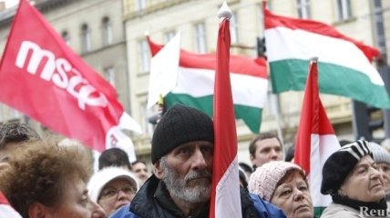 В Венгрии прошли митинги