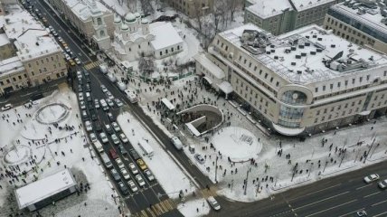 На протестах в России оцепления и отключения связи: задержали уже более тысячи человек