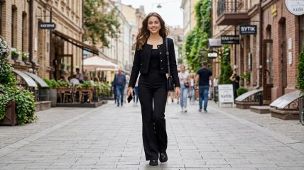 Брюки клеш