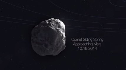 Древняя комета пролетела на ближайшем расстоянии от Марса