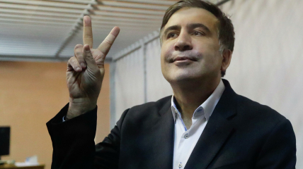 Саакашвили якобы пересек границу в прицепе