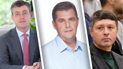 Зліва направо — Сергій Кацуба, Олександр Третьяков, Олександр Зац