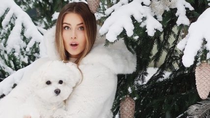 Внучка Софии Ротару снялась в роскошной зимней фотосессии