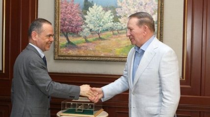 Кучма провел встречу с послом Италии