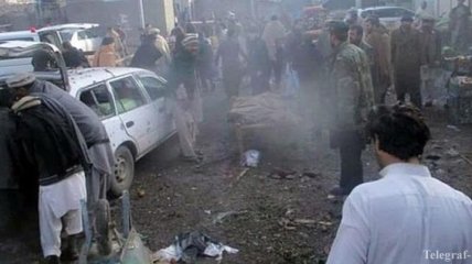 Появилось видео взрыва на рынке в Пакистане, унесшего жизни 20 человек