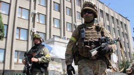 В Славянске найдено много оружия и боеприпасов