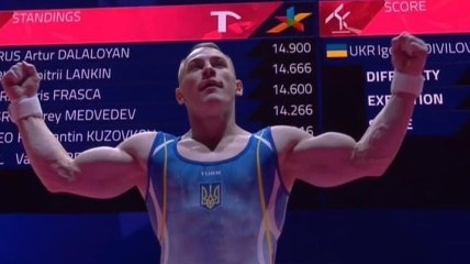 Украинский гимнаст Радивилов завоевал серебро чемпионата Европы