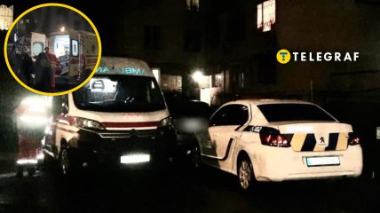 Машини швидкої та поліції у Одесі