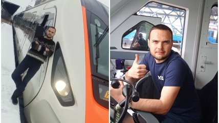 Машинист Василий Бабчук ездит по всей Украине