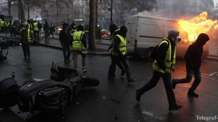 Акции протеста в Париже: 133 раненых, из них 23 правоохранители