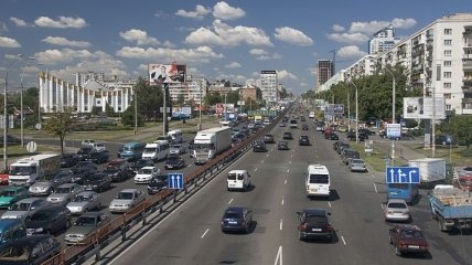 На киевском проспекте Победы будут пробки вплоть до декабря 