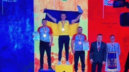 Олег Жох після перемоги на чемпіонаті світу